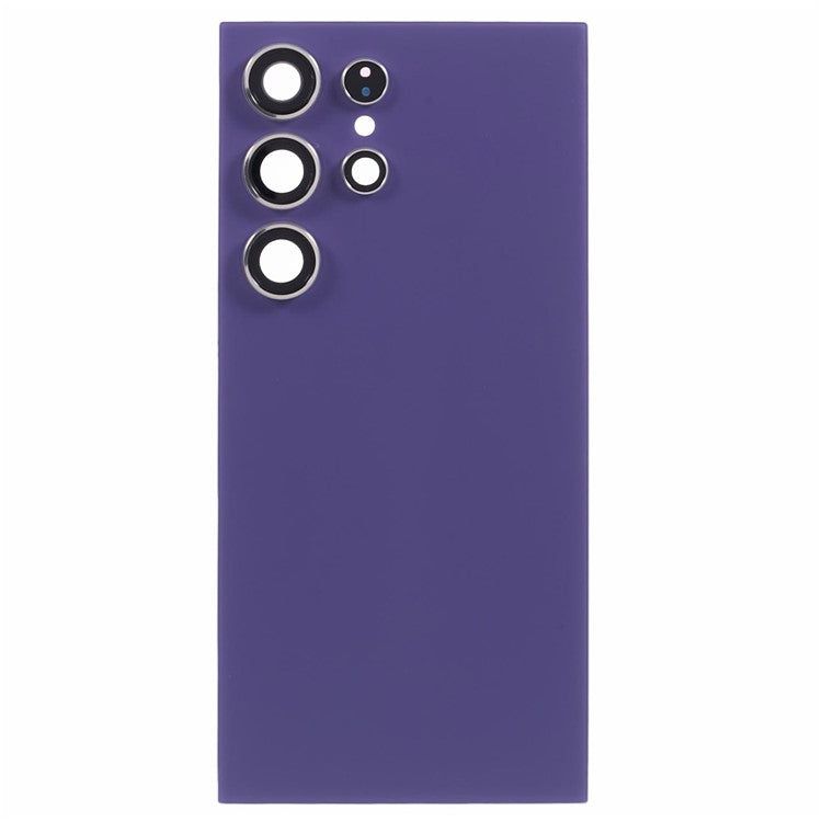For-Samsung-Galaxy-S24-Ultra-S928-Battery-Housing-with-Camera-Lens-Cover--Dark-Purple