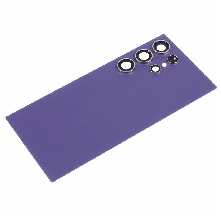For-Samsung-Galaxy-S24-Ultra-S928-Battery-Housing-with-Camera-Lens-Cover--Dark-Purple