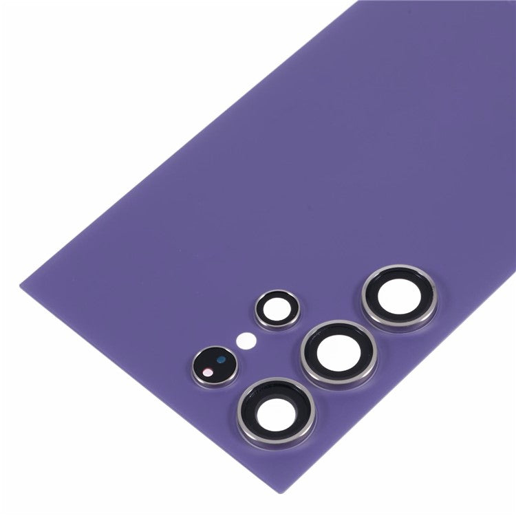 For-Samsung-Galaxy-S24-Ultra-S928-Battery-Housing-with-Camera-Lens-Cover--Dark-Purple
