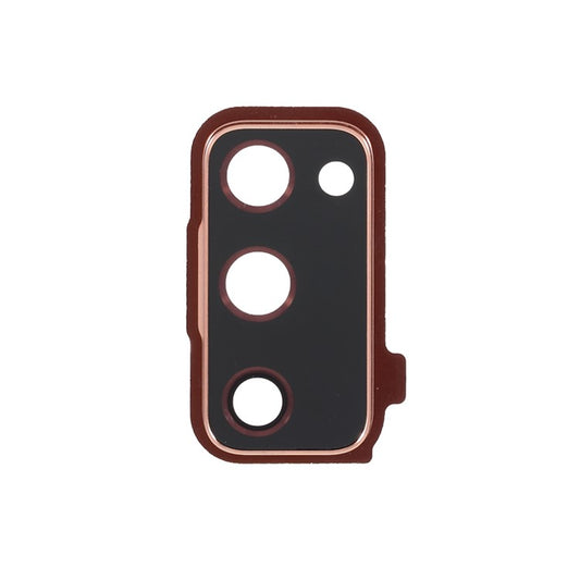For-Samsung-Galaxy-S20-FE-G780-/-S20-FE-5G-G781-OEM-Back-Camera-Lens-Ring-Cover-with-Glass-Lens-(without-Logo)--Rose-Gold