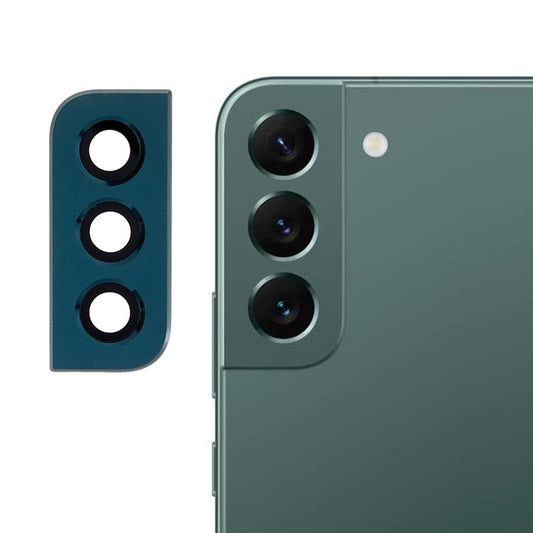For-Samsung-Galaxy-S22-5G-S90/S22+-5G-S906-OEM-Back-Camera-Lens-Ring-Cover-with-Glass-Lens-Replacement-(without-Logo)--Green