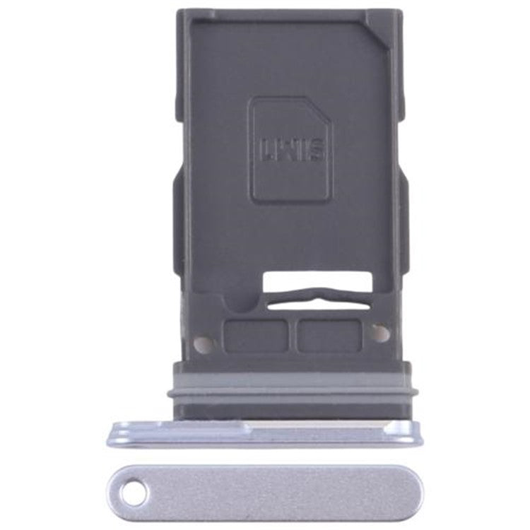 For-Samsung-Galaxy-S25-S931-/-S25+-S936-OEM-SIM-Tray-Holder-Replacement-(Without-Logo)--Silver