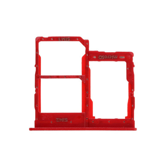 OEM-Dual-SIM-Card-+-Micro-SD-Card-Tray-Holder-Repair-Part-for-Samsung-Galaxy-A01-Core-A013--Red