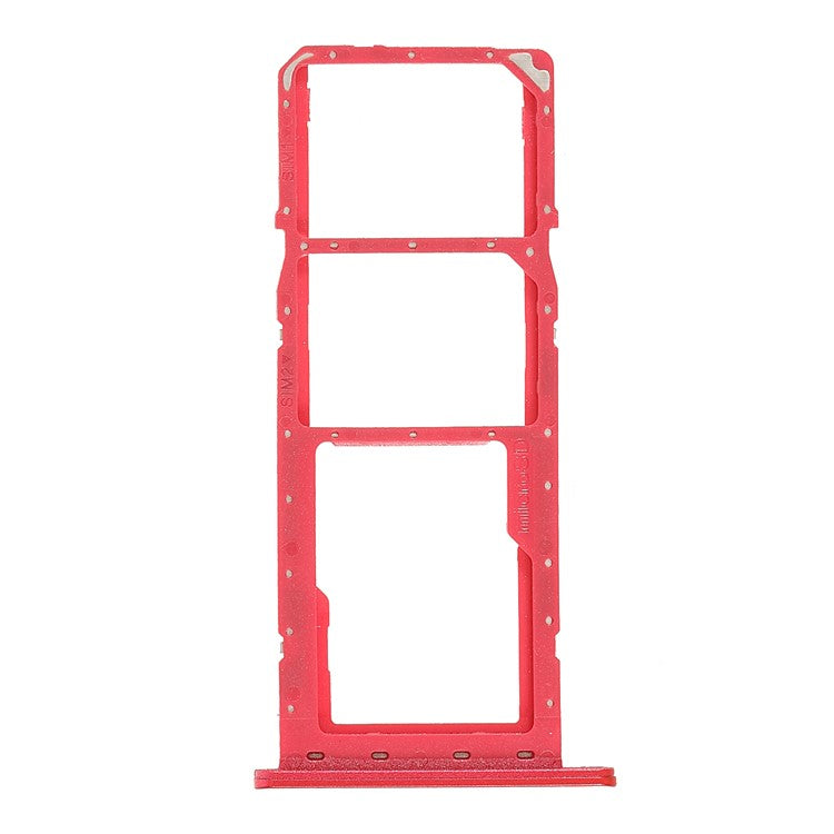 OEM-Dual-SIM-+-TF-Card-Tray-Holder-Replacement-(without-Logo)-for-Samsung-Galaxy-A03s-(164.2-x-75.9-x-9.1mm)--Red