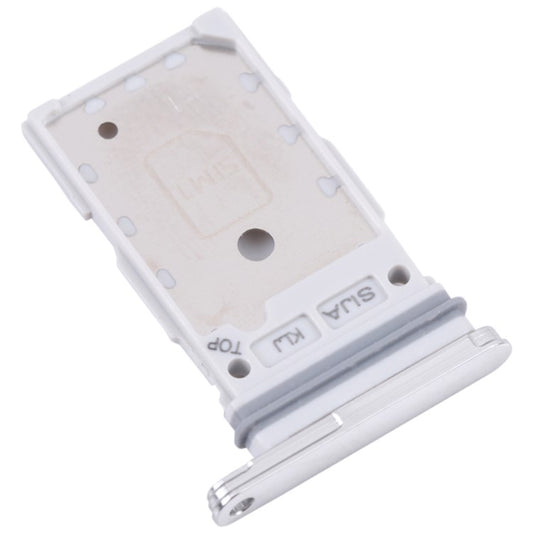 For-Samsung-Galaxy-S22-5G-S901-/-S22+-5G-S906-OEM-Dual-SIM-Card-Tray-Holder-Replacement-(without-Logo)--White