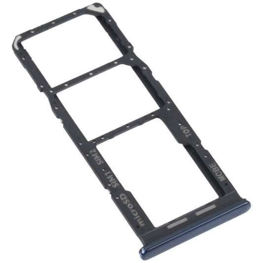 For-Samsung-Galaxy-M32-(Global-Version)-4G-M325-OEM-Dual-SIM-Card-+-TF-Card-Tray-Holder-Replacement-(without-Logo)--Black