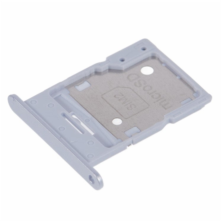 For-Samsung-Galaxy-A15-5G-A156-Dual-SIM-Card-Tray-Slot-OEM-Replacement-Part-(without-Logo)--Silver