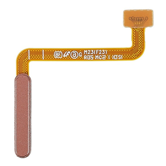 For-Samsung-Galaxy-M23-5G-SM-M236B-OEM-Home-Key-Fingerprint-Button-Flex-Cable-Part-Replacement-(without-Logo)--Orange-Copper