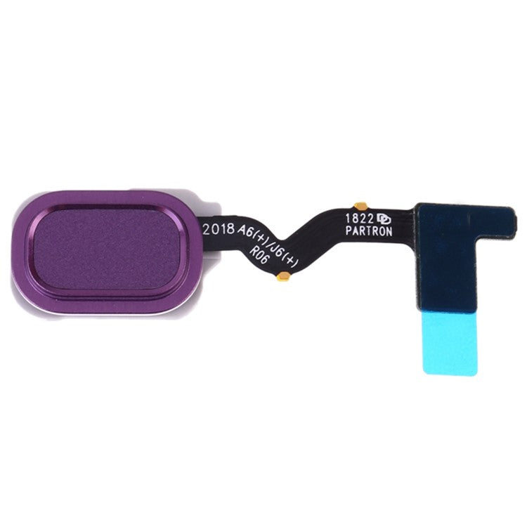 For-Samsung-Galaxy-A6-(2018)-A600-/-A6+-(2018)-A605-/-J8-(2018)-J810-/-J6-(2018)-J600-OEM-Home-Key-Fingerprint-Button-Flex-Cable-Part-(without-Logo)--Purple