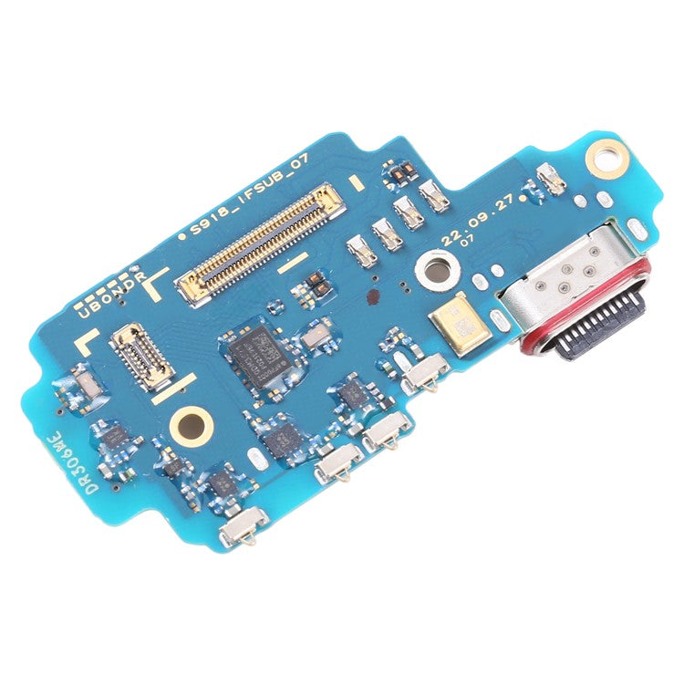 For-Samsung-Galaxy-S23-Ultra-S918B-Dock-Connector-Charging-Port-Flex-Cable-Repair-Part-(Without-Logo)