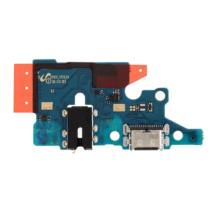 For-Samsung-Galaxy-A71-4G-SM-A715F-Dock-Connector-Charging-Port-Flex-Cable-Replacement-(without-Logo)