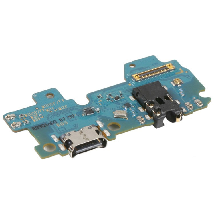 For-Samsung-Galaxy-M22-M225F-/-M32-(Global-Version)-4G-M325F-OEM-Charging-Port-Flex-Cable-Replacement-Part-(without-Logo)
