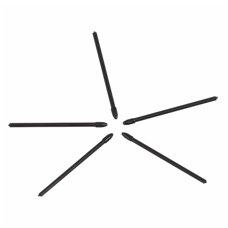 For-Samsung-Galaxy-Note-8-N950-/-Note9-N960-5Pcs-Touch-Stylus-Tips-Nibs-with-Metal-Clip-(Without-Logo)--Black