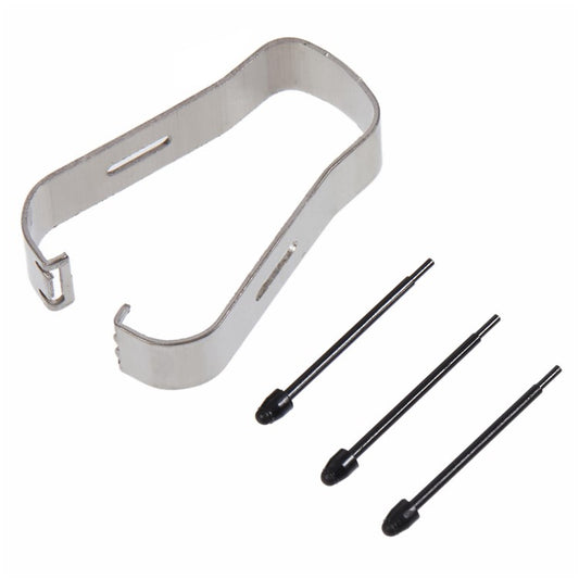 For-Samsung-Galaxy-Z-Fold3-5G-F926-3Pcs-Touch-Stylus-Tips-Nibs-with-Metal-Clip-(Without-Logo)--Black