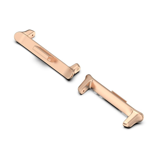 1 Pair Metal Adapter for vivo Watch GT Watch Band Strap Connector, Inner Length: 22mm - Rose Gold