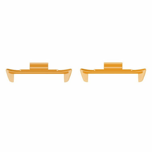 1 Pair for Xiaomi Redmi Watch 4 Metal Watch Strap Connector 22mm Adapter Accessory - Rose Gold