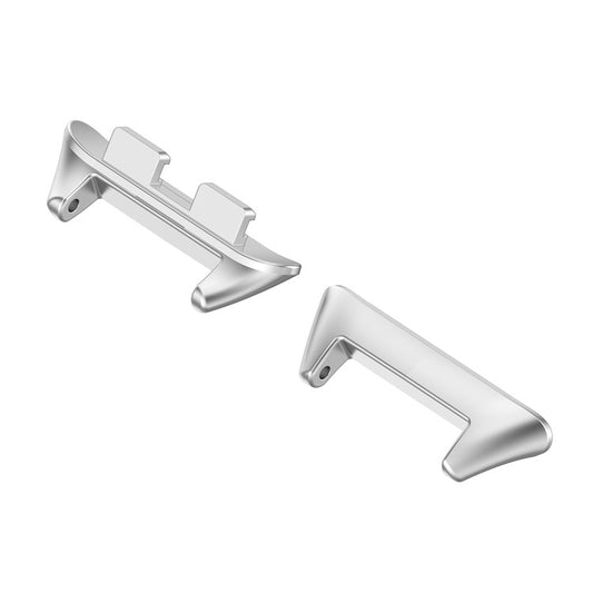 1 Pair For Honor Band 9 Wrist Strap Stainless Steel Connector Watch Band Adapter - Silver