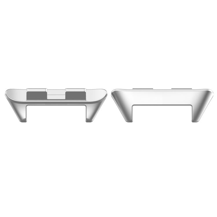 1 Pair For Honor Band 9 Wrist Strap Stainless Steel Connector Watch Band Adapter - Silver