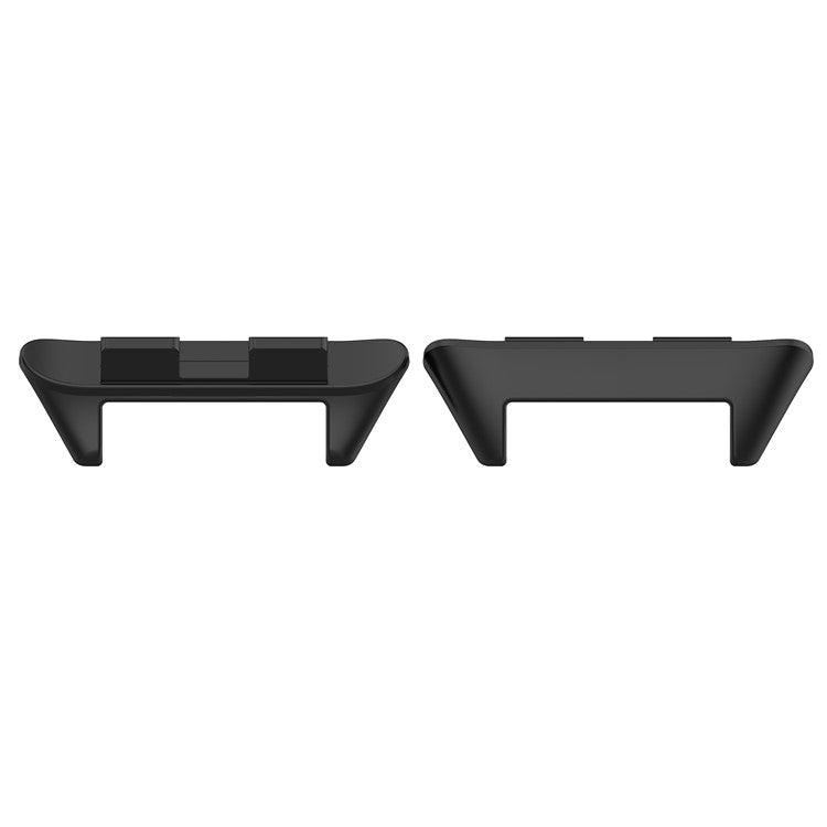 1 Pair For Honor Band 9 Stainless Steel Wrist Strap Connector Watch Band Adapter - Black