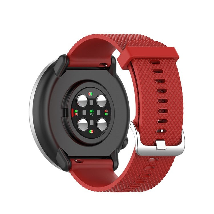 Soft Silicone Smart Watch Strap Replacement Strap 20mm for POLAR Ignite Smart Watch - Red