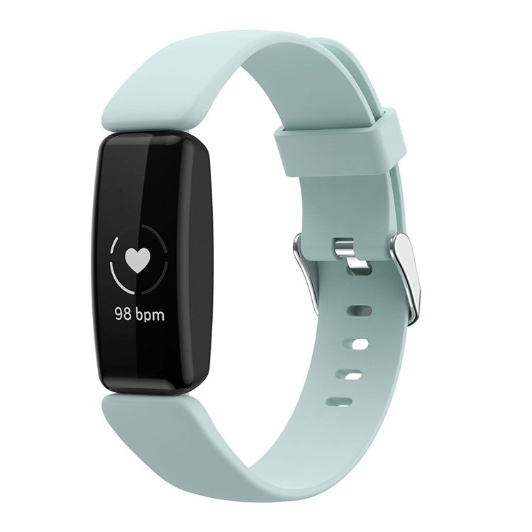 Silicone Smart Watch Strap [Large Size] for Fitbit Inspire 2/Ace 3 - Baby Blue