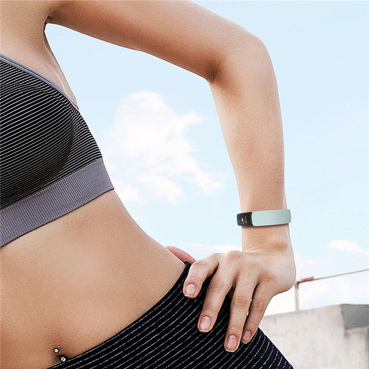 Silicone Smart Watch Strap [Large Size] for Fitbit Inspire 2/Ace 3 - Baby Blue