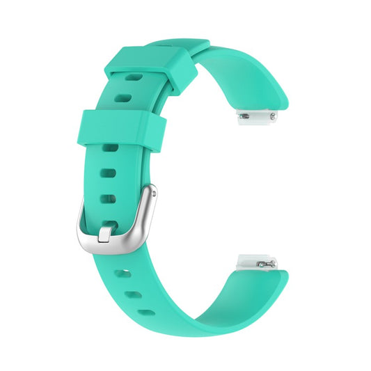 For Fitbit Inspire 2 TPE Smart Watch Replacement Strap [Size: S] - Cyan