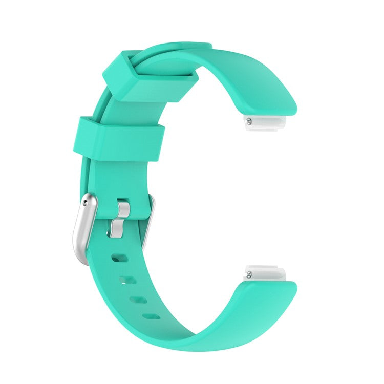 For Fitbit Inspire 2 TPE Smart Watch Replacement Strap [Size: S] - Cyan