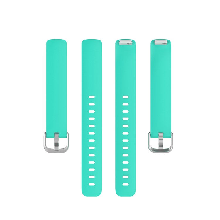 For Fitbit Inspire 2 TPE Smart Watch Replacement Strap [Size: S] - Cyan