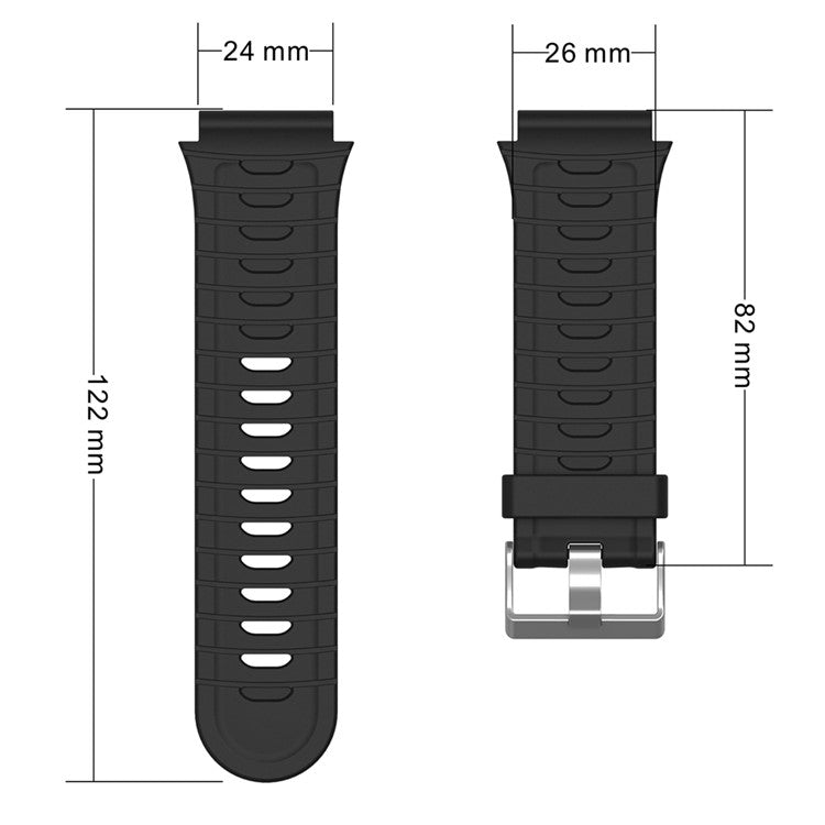For Garmin Forerunner 920XT Watch Strap Silicone Band with Spring Bar and Screwdriver - Army Green