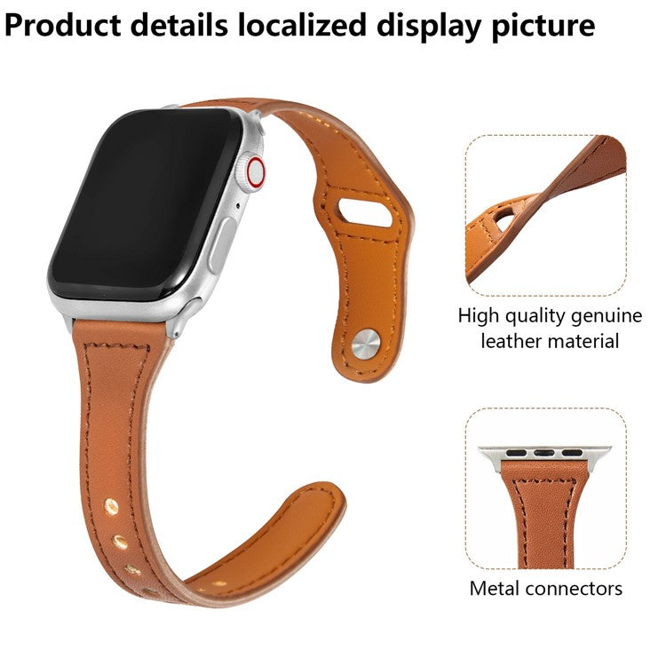 KALEBOL For Apple Watch 10 46mm / Ultra 2 / Ultra 49mm / 9 8 7 45mm / SE (2023) SE (2022) SE 6 5 4 44mm / 3 2 1 42mm Watch Strap, Small Buckle - Black