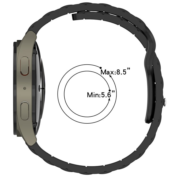 Silicone Strap for Samsung Galaxy Watch3 45mm / Galaxy Watch 46mm / Gear S3 Classic Universal 22mm Watch Band - White