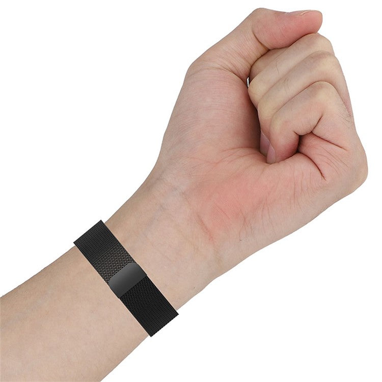For Xiaomi Redmi Watch 2 Lite Metal Milanese Magnetic Wrist Strap+Watch Frame Case - Dark Blue