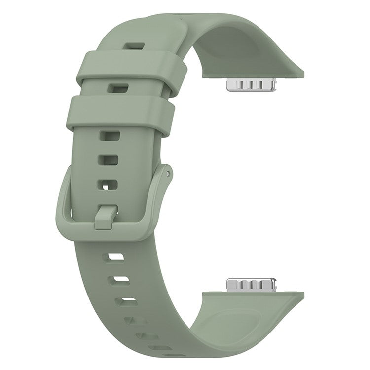 For Huawei Watch Fit 2 / Fit 2 Active / Classic / Elegant Silicone Watch Strap Soft Sport Replacement Watch Band - Light Green