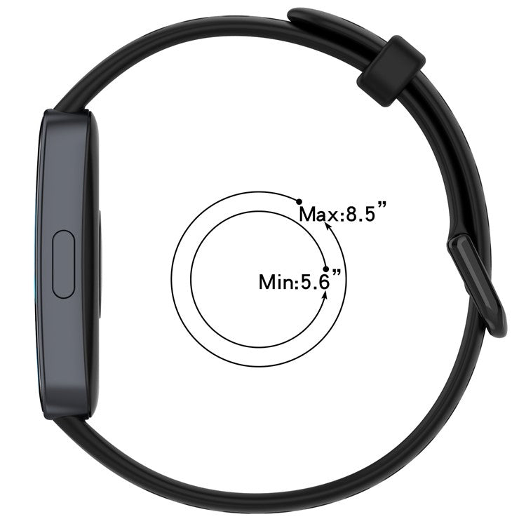 For Huawei Band 8 / Band 8 NFC / Band 9 / Band 9 NFC Breathable Silicone Smart Watch Strap Comfortable Wearing Wrist Band - Orange