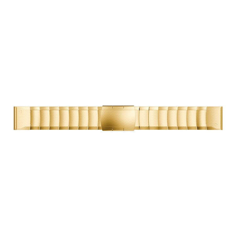 KALEBOL KLB-YZBXG-001 For Garmin Fenix 7S / 7S Pro Watch Strap 20mm Stainless Steel Watch Band - Gold