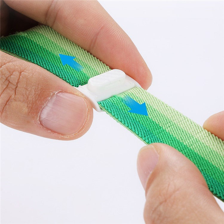 For Apple Watch 10 46mm / Ultra 2 / Ultra 49mm / 9 8 7 45mm / SE (2023) SE (2022) SE 6 5 4 44mm / 3 2 1 42mm Nylon Watch Strap - Gradient Purple