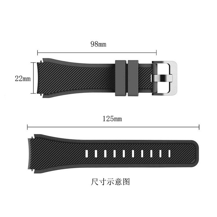 For Huawei Watch Watch 4 / GT 4 46mm / 4 Pro Replacement Strap 22mm Silicone Watch Band - White