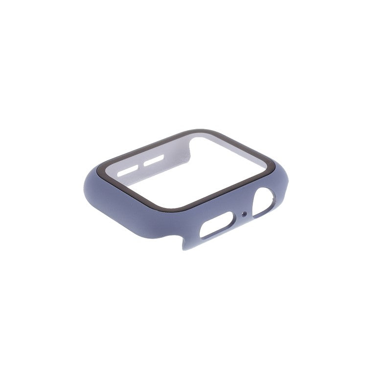 Hard PC Protective Case Built-in Screen Protector for Apple Watch Series 3 / 2 / 1 42mm - Purple