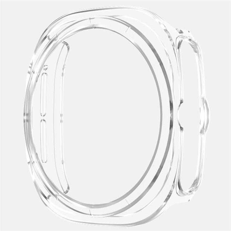 For Samsung Galaxy Watch Ultra 47mm Clear Case Hollow Hard PC Watch Cover