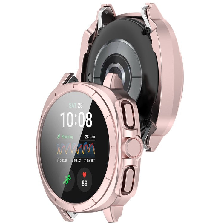 For Samsung Galaxy Watch7 40mm Anti-Drop Watch Case TPU Protective Frame - Pink