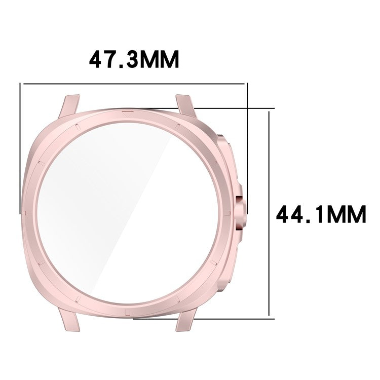 For Samsung Galaxy Watch7 40mm Anti-Drop Watch Case TPU Protective Frame - Pink