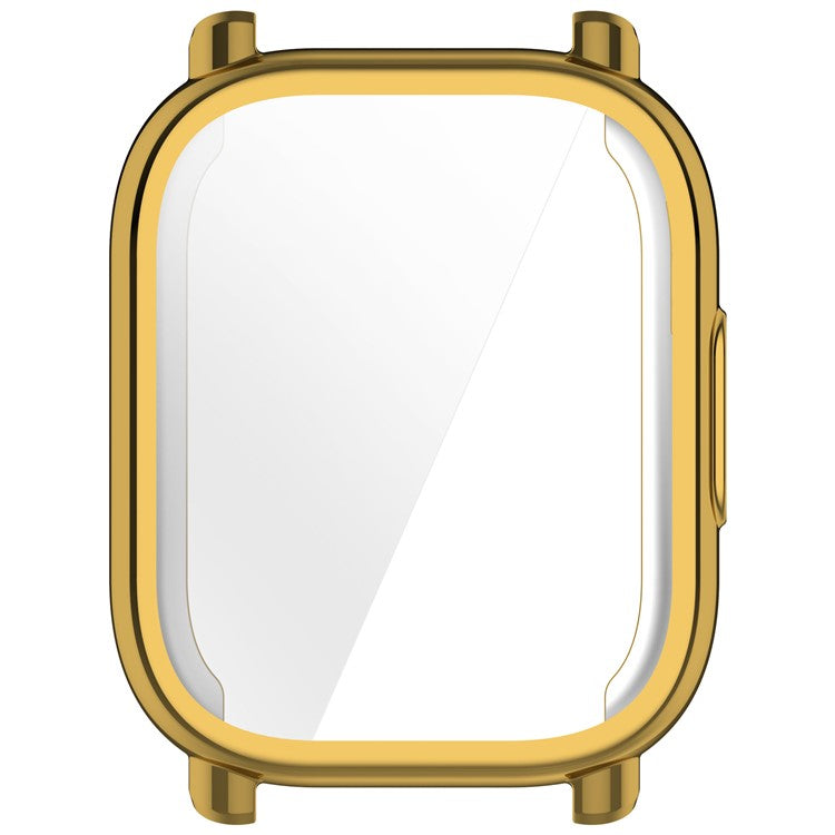 For Xiaomi Redmi Watch 5 Active Case Electroplating Soft TPU Protective Watch Frame Cover - Gold