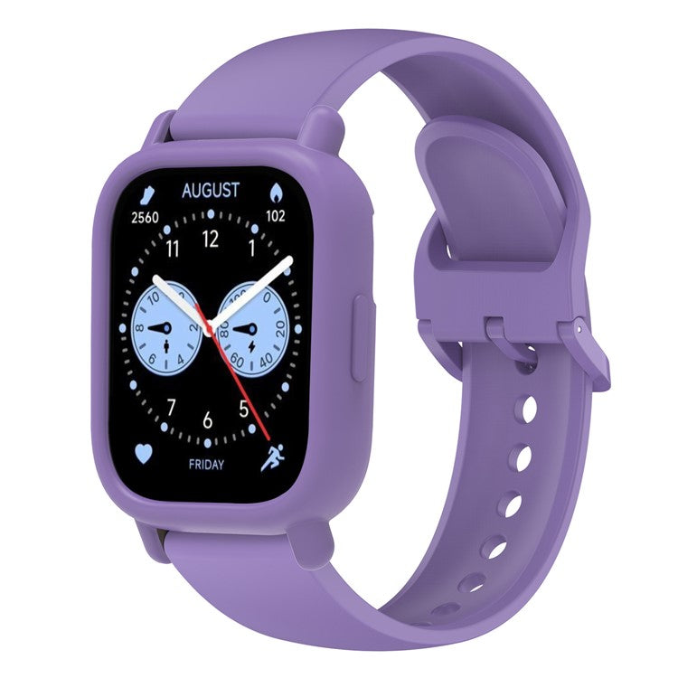 For Xiaomi Redmi Watch 5 Lite Watch Case Soft Silicone Watch Cover - Lavender Purple