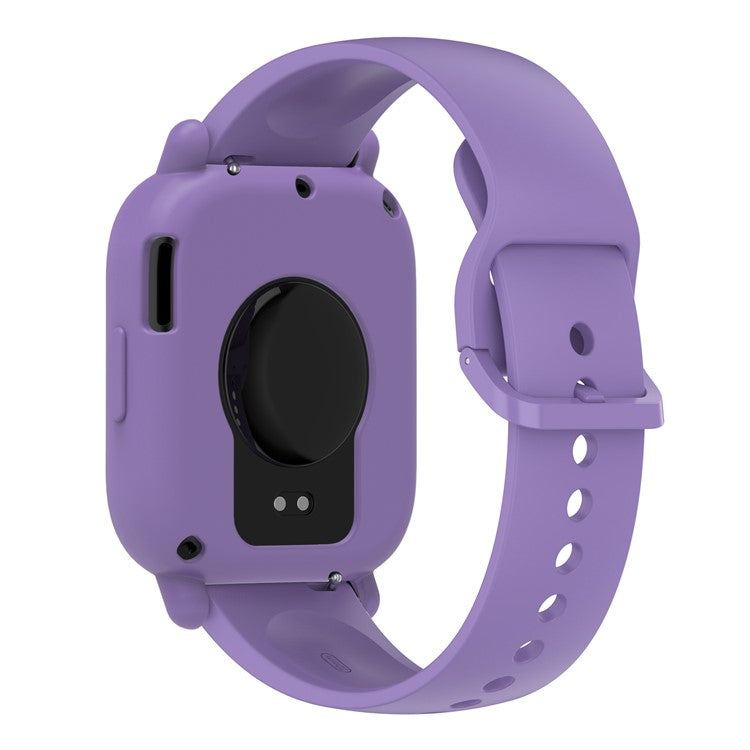 For Xiaomi Redmi Watch 5 Lite Watch Case Soft Silicone Watch Cover - Lavender Purple