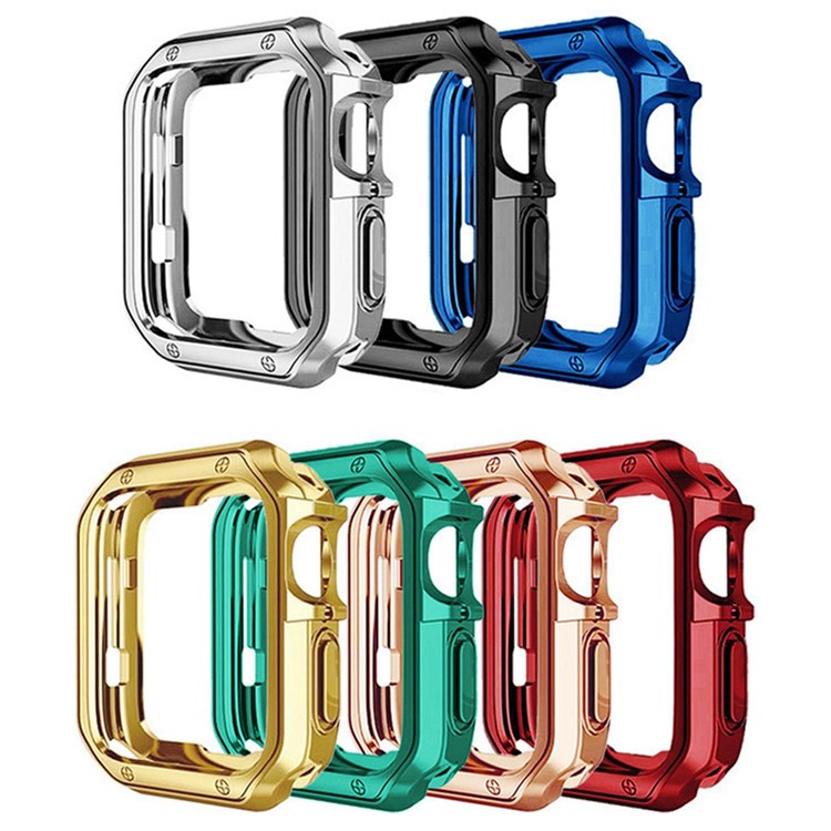 For Apple Watch Series 1 / 2 / 3 42mm Quick Release Watch Case Sports Watch TPU Case Protector - Rose Gold