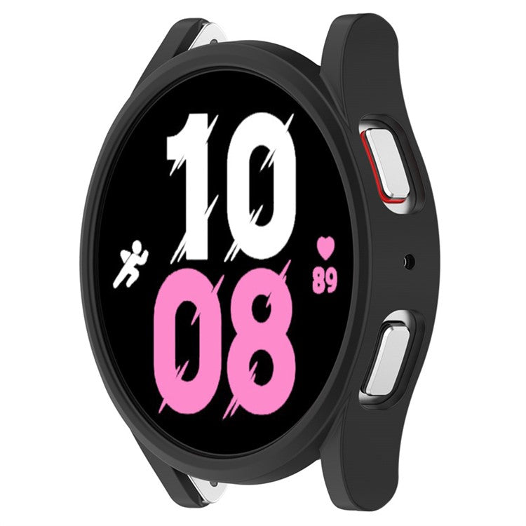 For Samsung Watch FE / Watch6 / Watch5 / Watch4 40mm Cover Hard PC Hollow Protective Watch Case - Black