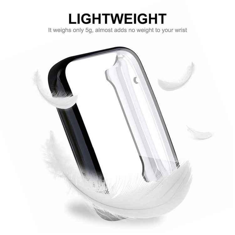 ENKAY HAT PRINCE For Xiaomi Mi Band 7 Pro Full Protection Soft TPU Watch Case Drop-Proof Electroplating Protective Cover with TPU Screen Film - Silver