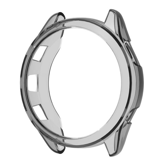 ENKAY HAT PRINCE for Garmin Forerunner 265 Watch Case Anti-drop Transparent TPU Watch Frame Cover - Black