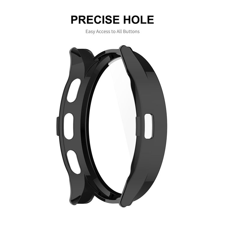 ENKAY Hat Prince For Garmin Venu 3 Watch Case All-Around PC Cover with HD Tempered Glass Film - Dark Blue